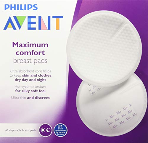 Philips Avent Maximum Comfort Breast Pads, 60 Count