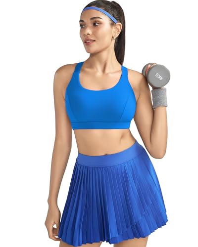 Image of RUNNING GIRL Sports Bras for Women,Seamless Strappy Sports Bra High Support Crisscross Back with Removable Pads