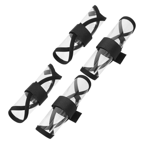 TOYANDONA Fundas Protectoras de Anzuelos de Pesca PVC Redondas 4 Piezas Cubiertas Transparentes para Señuelos Estuche Compacto para Organizar y Proteger Cebos en Actividades al Aire Libre