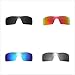 NicelyFit 4 Pairs Polarized Replacement Lenses for Oakley Oil Rig Sunglasses Glass Frames