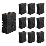 Coupleurs HDMI femelle vers femelle 8K; Grâce à ce prolongateur HDMI femelle vers femelle, vous pouvez facilement prolonger la longueur du câble HDMI. Il suffit de connecter deux câbles HDMI pour une transmission longue distance sans faille et profiter d'une expérience visuelle irréprochable