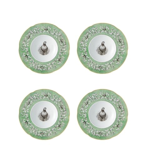 Vista Alegre Casa De Alba Porcelain Soup Plate, Set of 4