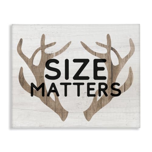 Funny Antlers Rustic Camping, 16 x 20 Inch Canvas Wall Art