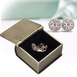 Holigie 2Pcs Book Jewelry Box, Tooth Collection Case Exquisite Vintage Craft Gift Ornament for Jewelry Trinket Wedding Memories Hobby Keepsake