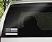 Reflective Thin Blue Line Decal - 3x5 in. American Flag Decal for Cars and Trucks, Support Police and Law Enforcement Officers (3 Pack)