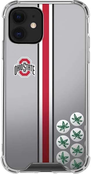 Skinit Clear Phone Case Compatible with iPhone 12 - Officially Licensed Ohio State University Buckeyes Design