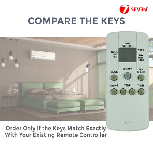 Image of 7SEVEN Compatible for Carrier Ac Remote Original Model 167 Suitable for Split and Window Air Conditioner of 1 1.5 2 Ton Carrier ac