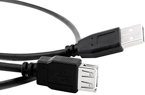 Hentek USB 2.0 A Male to A Female Extension Cable-10 Ft(3 meters) (RC-6-USB3-AM-AF-BK)