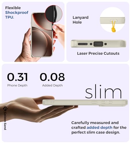 Image of Golden Sand for Oppo Find X9 5G, Oppo Find X9s 5G Back Cover - Rugged Frosted Semi Transparent PC Shock Proof Slim Case, Titanium Grey
