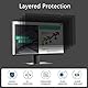 Lonkenn 21.5 Zoll Computer Privacy Filter, Premium Blickschutzfilter, Robust und Wiederverwendbar, Privacy Filter Anti Blue Light für 21.5 Zoll 16:9 Breitbild Notebookmonitore (BxH: 476mmx268mm)