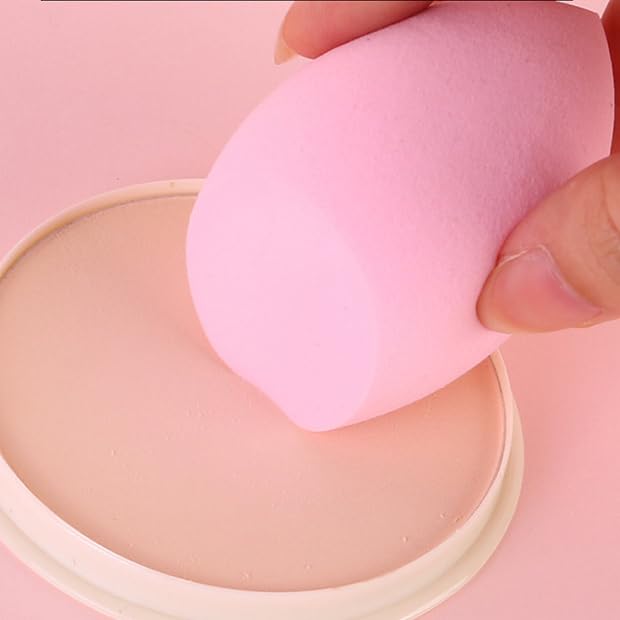 2-Pack Mushroom Makeup Sponge – Soft, Non-Latex Beauty Blender for Liquid Foundation– Expands with Water, Portable