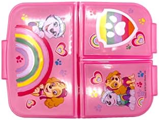 Paw Patrol Skye Everest Rainbow Kids Premium Lunch Box Lunch Box Breakfast Box Vesper Tin with 3 Compartments