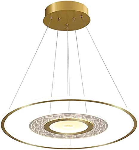 Suspension LED 48W tricolore avec hauteur réglable en acrylique