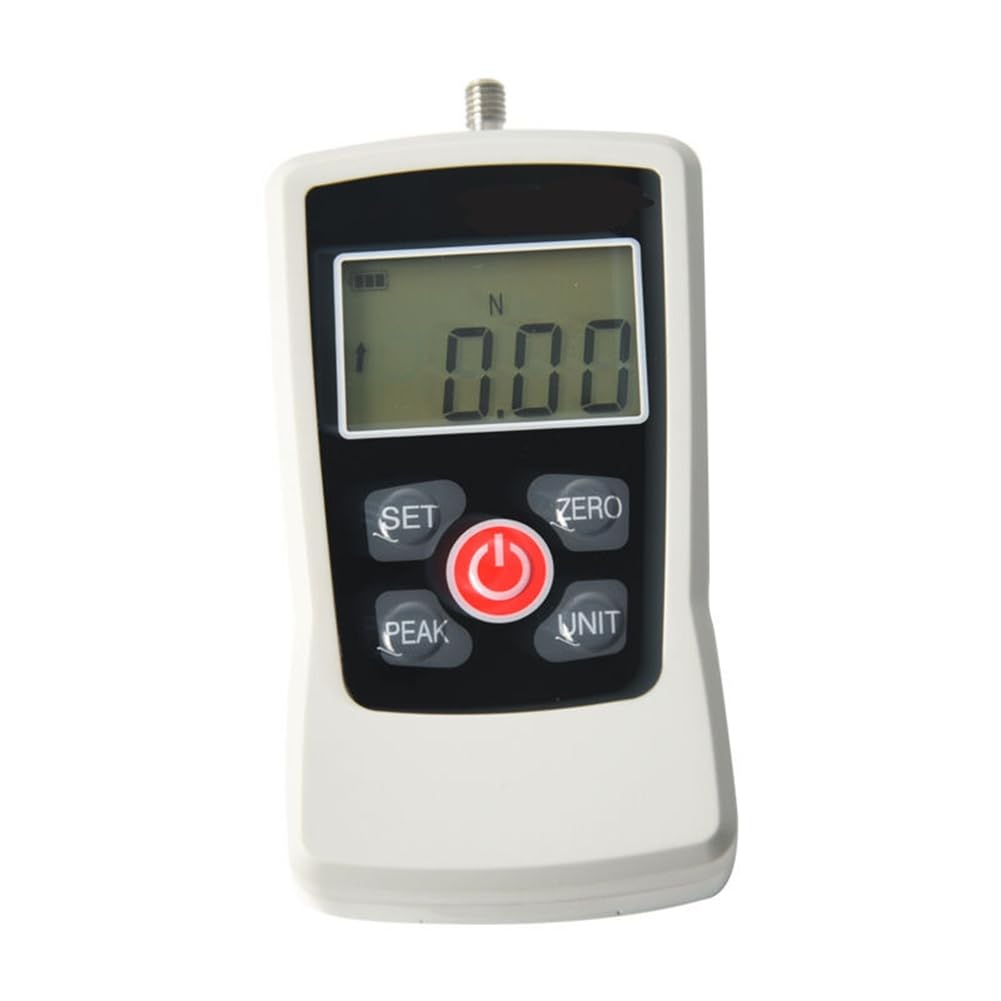 Dinamómetro de Fuerza de Gatillo de 50 11 Lb/5 Kg/180 Oz con Pantalla LCD Grande para Enseñanza de Mecánica Escolar.