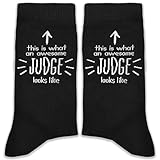 This Is What an Awesome Judge Looks Like Socks – Funny Judge Gifts for Birthday, Christmas, Graduation, Retirement, or Just Because.(197)