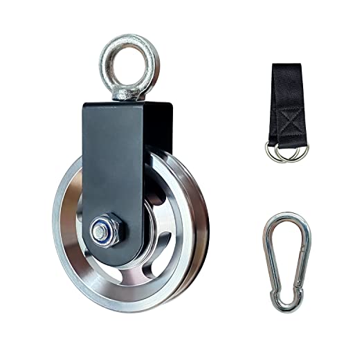 Cable Pulley with Strap and Carabiner for Home Gym