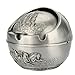 Portable Travel Car Ashtray Round Ball Stamped Pattern Gift Home Decoration (#01)