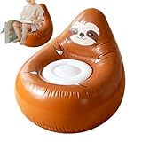 Aufblasbares Sofa – Klappstuhl in Tierform – Liegesofa für Kinder, für Camping, Outdoor, Strand, Reisen, Innenhof, Balkon, Garten, Zimmer