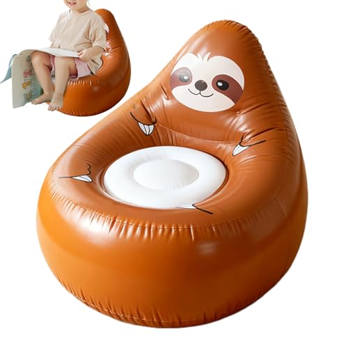 Inflable para niños – Portátil en forma de animal, lindo sofá al aire libre | Inflable ligero para camping, terraza, viajes, interior, patio, jardín, sala de juegos, kinderon
