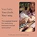 Tommee Tippee Natural Start Baby Bottle, 11oz, Thicker Feed, Breast-Like Nipple for Babies 6 Months+, Clear, 3 Count