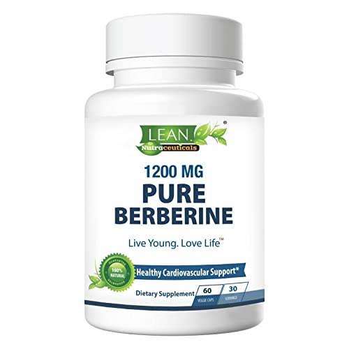 Berberine Supplement, 1200mg HCL Metabolism Plus Immune Support, Heart Health and Cholesterol Balance Pills for Women and Men, Gain Gut Liver Wellness Natural Vegan Herbal Extract Formula 60 Capsules Berberine Supplement, 1200mg HCL Metabolism Plus Immune Support, Heart Health and Cholesterol Balance Pills for Women and Men, Gain Gut Liver Wellness Natural Vegan Herbal Extract Formula 60 Capsules
