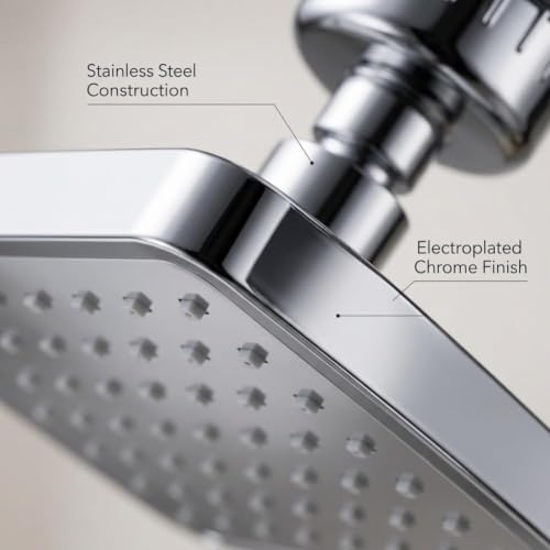 Pomme de douche filtrée pour eau dure et anti-calcaire protégeant la peau - 6