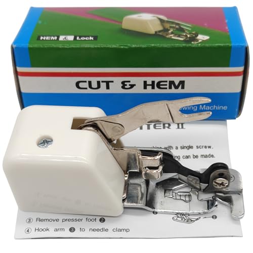 Pie prensatelas Side Cutter para máquina de coser miniatura 3