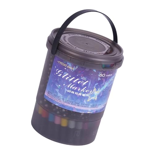 Marqueurs d'écriture gel pailletés multi-surfaces stylo gel étincelant pointe pinceau