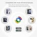 Bluetooth Tracker for Android Device, Item Finders and Locators Work with Google Find My App (Only for Android), Mini Smart Tracker Tag for Keys, Luggage, Backpack, Wallet, Vehicle, 1 Pack, Black