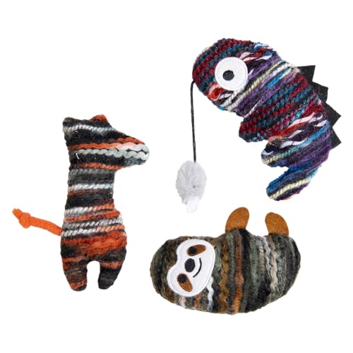 JACK AND VANILLA, Giocattolo di Peluche per Cani e Gatti, Morbido e Durevole, Ideale per Giochi interattivi e Coccole, Leggero e Non tossico, 14 cm, Multicolore