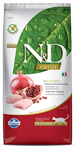 FARMINA N&D GF Chicken and Pomegranate Neutured Cat - 11 LB Bag