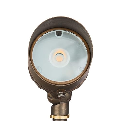 Volt 10-Pack 12V Cast Brass G4 Infiniti 2700K Integrated Led Outdoor Spotlights (500 Lumens) #TOP1