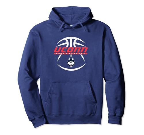 Elite Authentics T26PTZ9JTC3 Connecticut Huskies Women'S Basketball Rebound Navy Pullover Hoodie cover