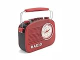 Deko Kofferradio Radio im Antik-Look 12 x 12,5 x 3,7 cm