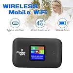 4G LTE Wi Fi Mobile Hotspot, Portable Wi Fi Hotspot for Travel, 10 Connected Devices, Cordless Internet Router Devices with SIM Card Slot, for Europe Africa Southeast Asia - Image 2