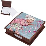 Accento artistico per la casa: trasforma la tua scatola di carta memo con diamanti in un oggetto decorativo funzionale ma visivamente impressionante. Il suo esclusivo design artistico con diamanti aggiunge un tocco artistico accattivante a qualsiasi scrivania, studio o sala comune.
