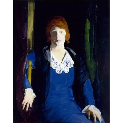 Impression giclée George Bellows Portrait de Florence Pierce décoration murale toile