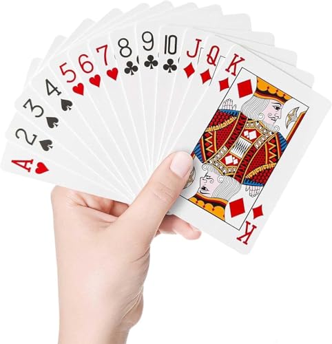 Professionelles Poker-Kartenspiel, hergestellt in Spanien, mit Hartplastikbox, 54 Karten mit 2 Joker Texas Holdem Casino Spielkarten, robust und langlebig ads – Bild 4