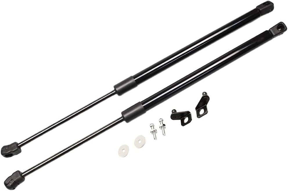 Lift Supports for Subaru Forester SK 2019-2021 Front Bonnet Hood Modify Carbon Fiber Gas Charged Shock Dampers Spring Struts Bar (2 PCS) (Normal Black)