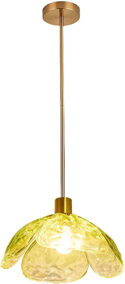 Lampe suspendue au plafond moderne nordique en verre coloré de couloir