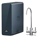 TOKIT U2 Pro UV Under Sink Reverse Osmosis Water Filter System Rich in Minerals 600 GPD High Flow 2:1 Pure to Drain Tankless RO Under Sink Water Filtration System FCC/SGS, NSF/ANSI 58&42 for Home