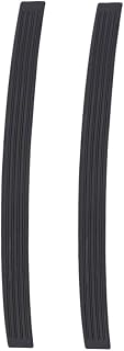 VALICLUD 2 Piezas de Parachoques Trasero para Automóvil de Tiras de Goma Antirañazos para Maletero y Umbral de Puerta Color Negro Instalación Protección Eficaz para Pintura de Vehículos