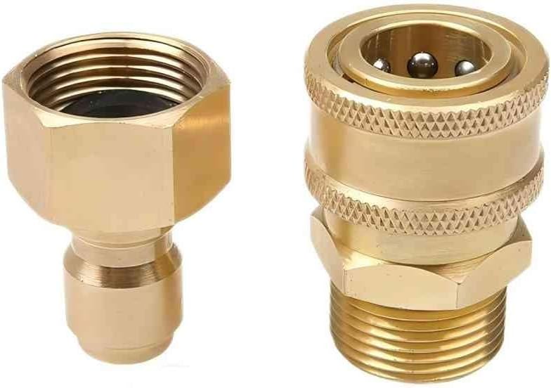 High Pressure Washer Gun Adapter, One-Touch Hose Coupler Adapter, Quick Connect, High Pressure Cleaning Gun, For Connecting Water Pipe Extension, One-Click Installation & Disassembly, Quick Joint - 3