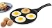 Gourmia GPA9520 Blini Pan Nonstick Silver Dollar Pancake Maker With 4-Mold Design 100% PFOA free non-stick coating