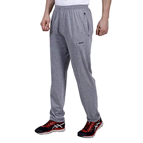 Image of Trackpants for Men - Regular Fit, Cotton Hoisery, Ultra Soft, Comfortable, Lightweight, Ziper Pockets, Front Zip, Back Pocket, Solid Mnimal