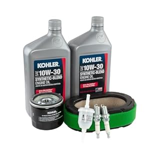 Kohler 7000 Series Maintenance Kit 32-789-02-S 10W-30 Pre Cleaner Fuel Filter Air Filter Spark Plug