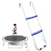 Get Out! Trampoline Ladder, 43" Inches, Accommodates More Sizes of Trampolines - 2 Flat Step Ladder for Kids