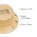 Musiin Guitar Knob Caps Compatible with Fender Squier/Strat with Tone and Volume Control Potentiator Caps (Yellow)