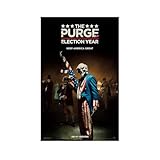 VANCOSTAR The Purge: Election Year Movie Frank Grillo Elizabeth Mitchell Film Wall Art Print for Theater Movie Night Room Decor 18x24 Poster