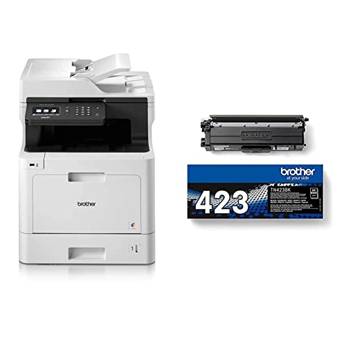 Brother DCPL8410CDW Stampante Laser Multifunzione a Colori 3 in 1,